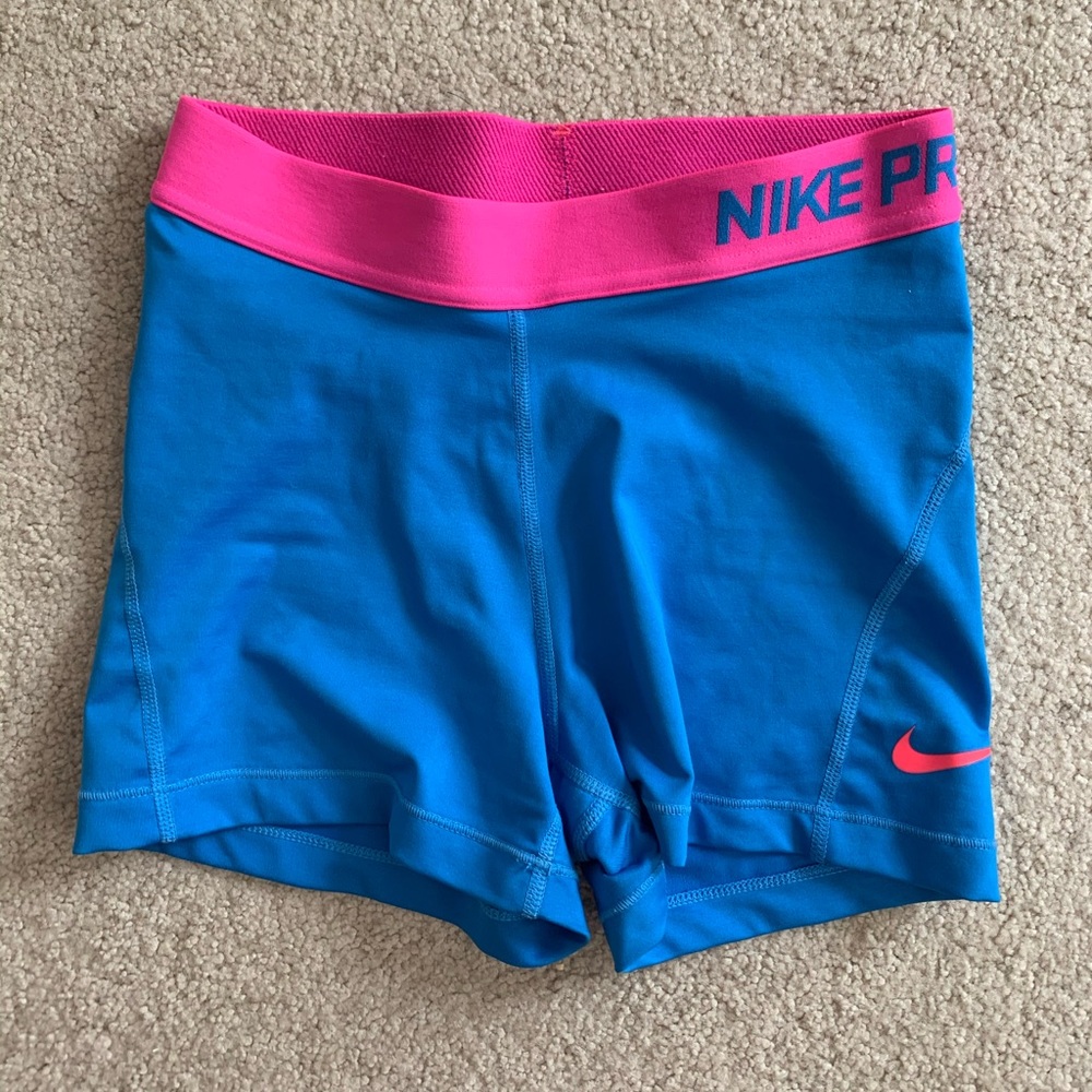 Nike Pro Spandex (Pink & Blue)